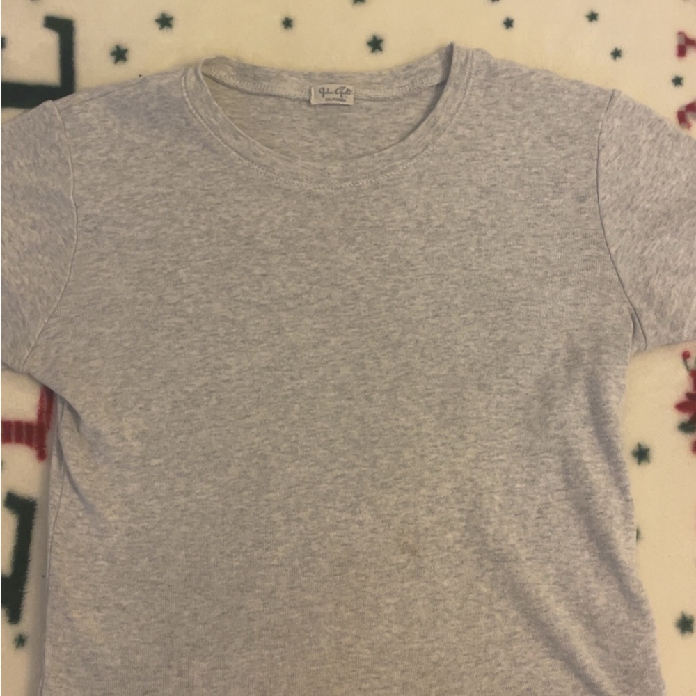 Brandy Melville Heather Gray Top